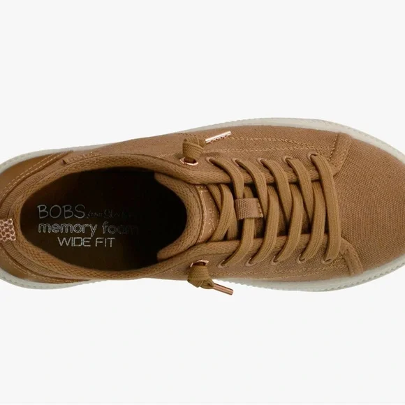 BOBS from Skechers Brown Copa Slip-on Sneakers with Chunky Sole - Size W8.5 Wide - Picture 5 of 7